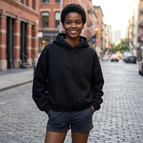 Elotrack™ Sweat à Capuche à Paillettes - Style & Chaleur